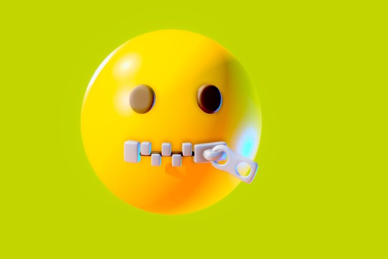 Emoji with Zipper Mouth🤐 Meaning, Usage, Copy and Paste