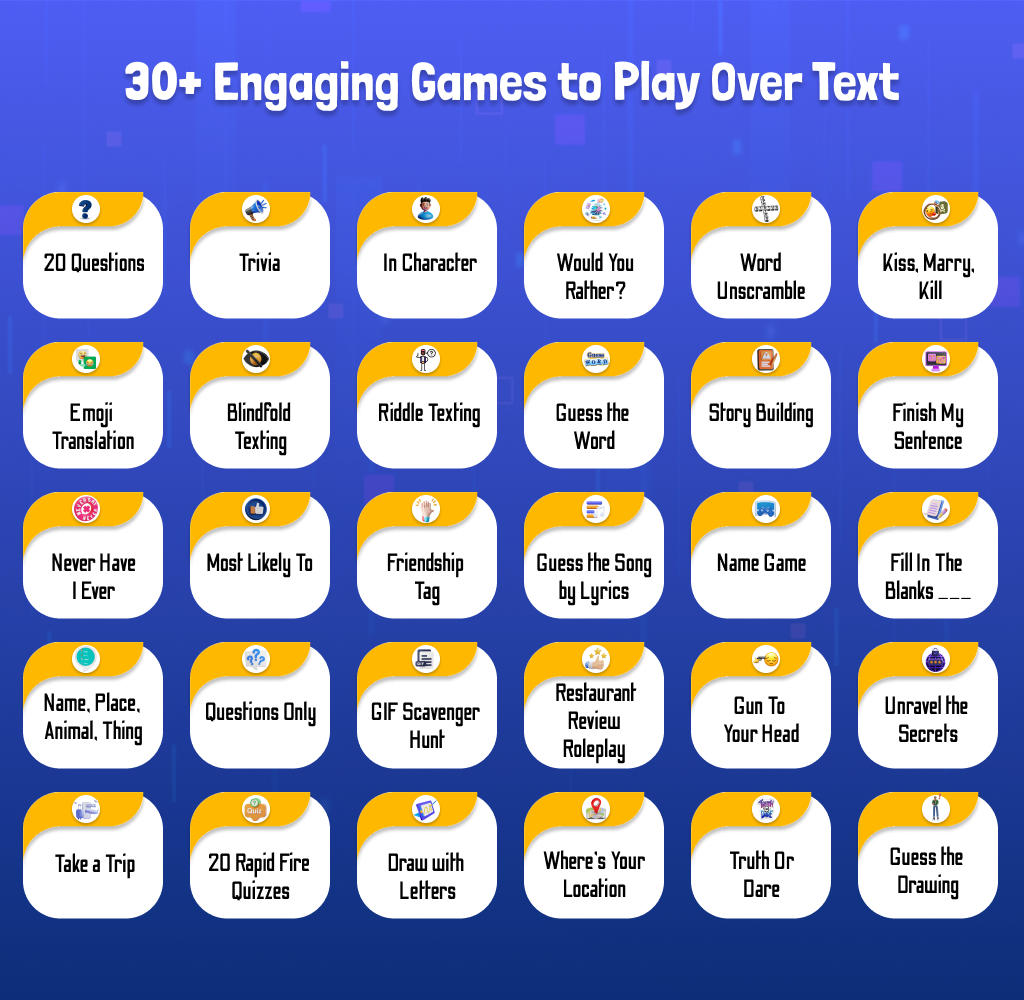 25 Fun Texting Games to Play With Friends or a Loved One